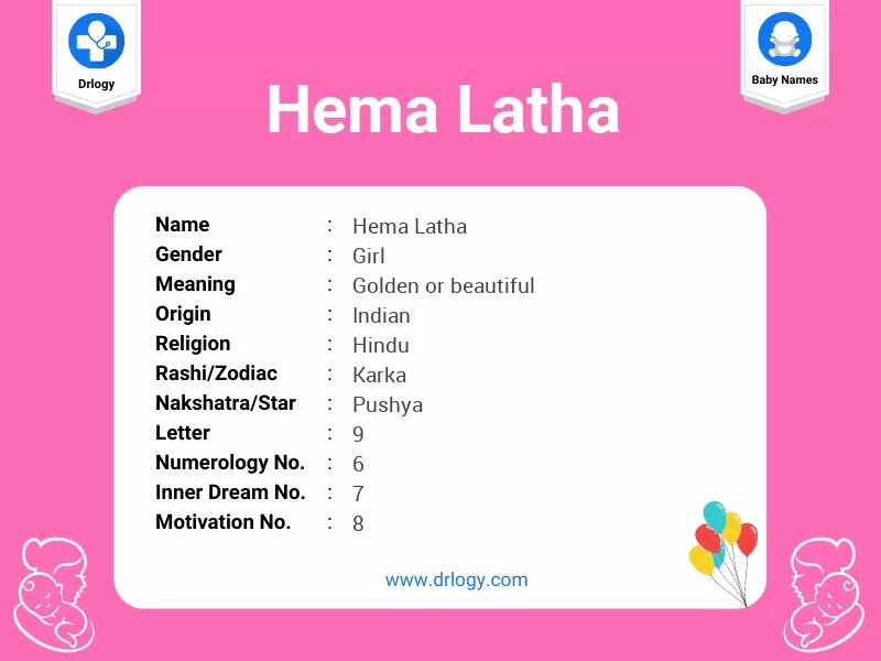 Hema Latha Name Meaning Origin Numerology Popularity Drlogy